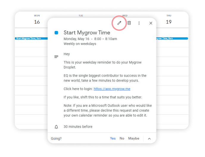 Calendar Reminder 1