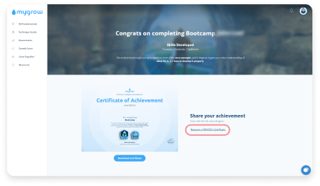 Mygrow Certificates